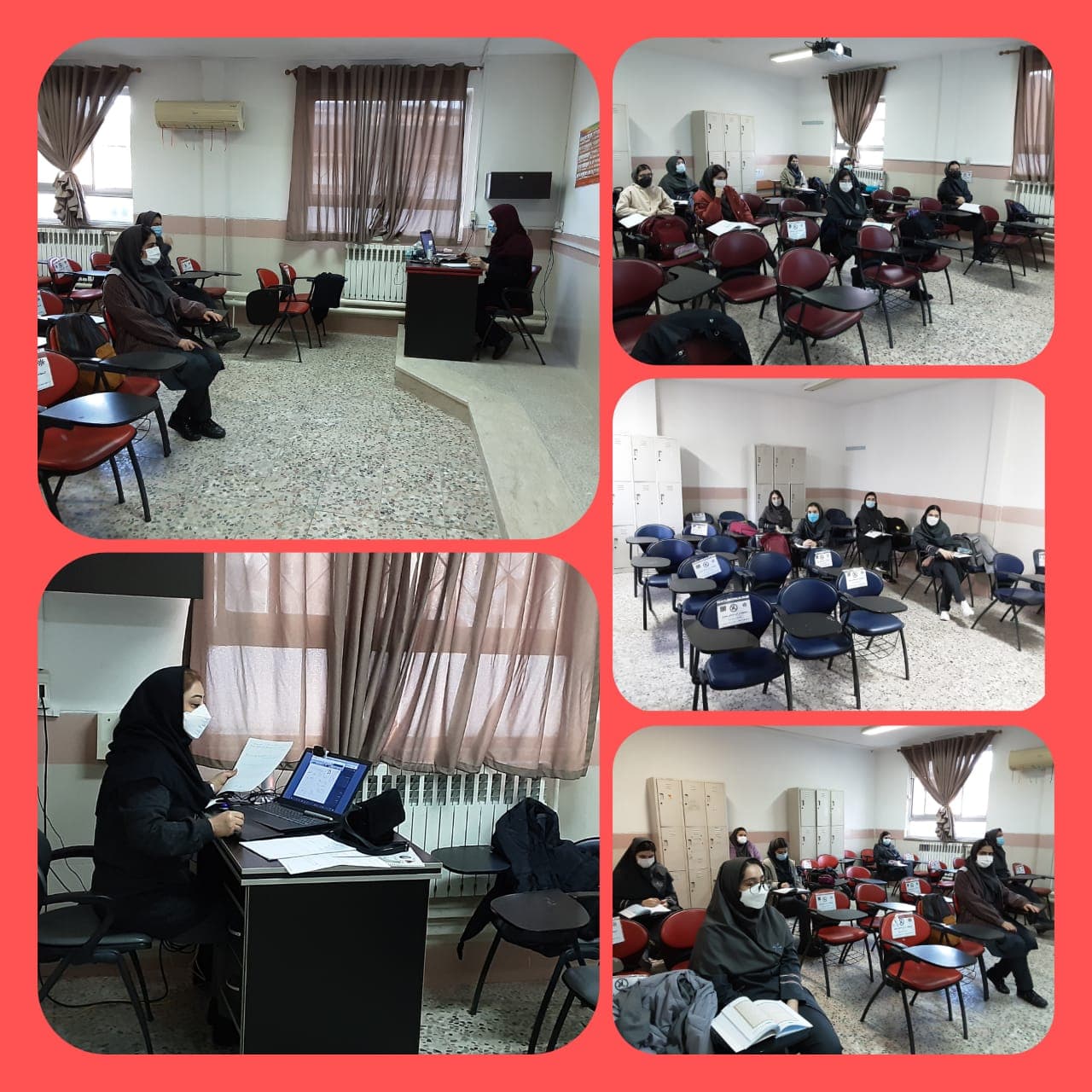 حضور دانش آموزان در مدرسه